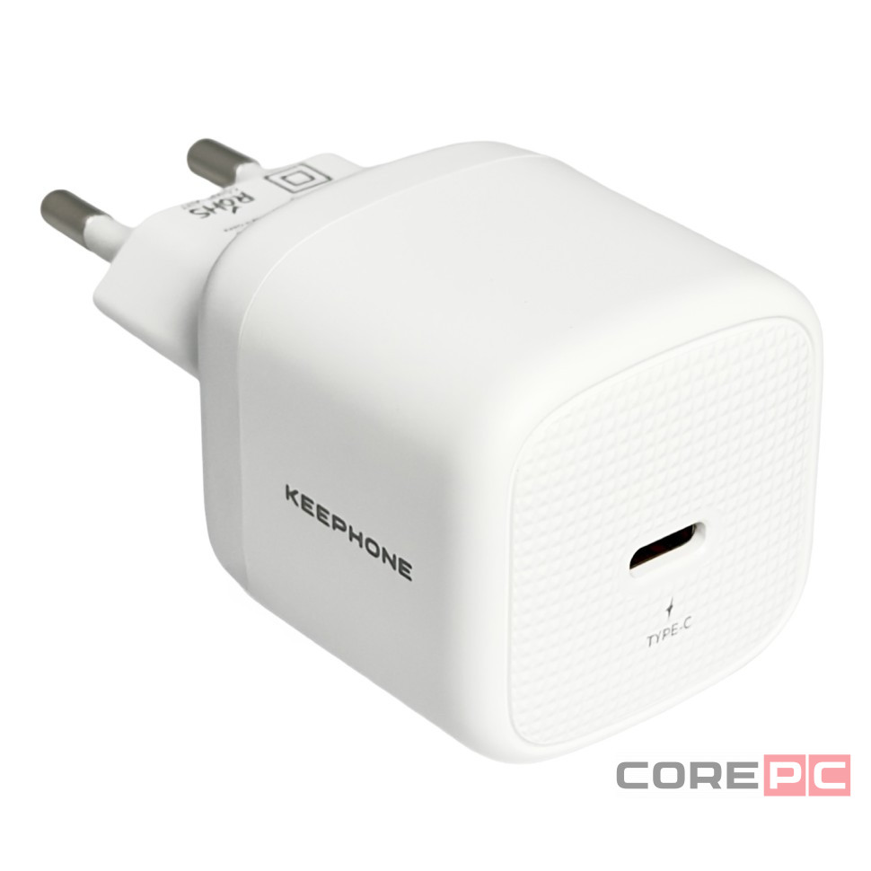 Сетевое зар. устр. Keephone Speedy 1C Gan 60W белое