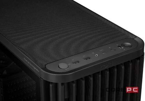 Компьютерный корпус ASUS PROART PA401 WOOD TG Black (90DC00M0-B39000)