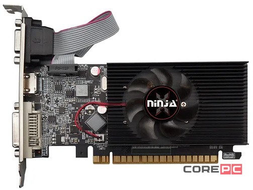 Видеокарта Sinotex Ninja (NF71NP023F) GeForce GT 710 2GB CRT PCIE