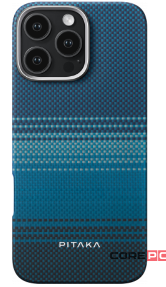 Чехол PITAKA StarPeak Tactile Woven Case для iPhone 16 Pro Max карбоновый (арамид) Moonrise