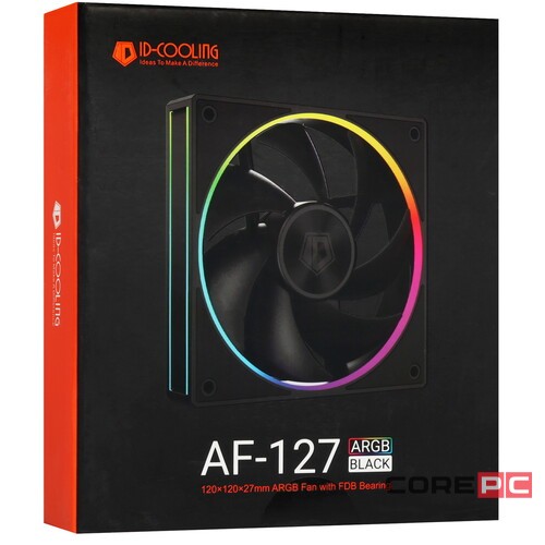 Вентилятор для корпуса ID-COOLING ARGB LED (AF-127-ARGB-K)