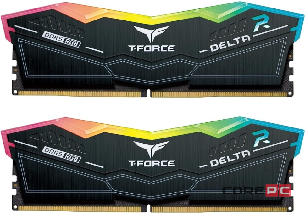 Оперативная память 64 Gb 6000 MHz Team Group T-FORCE Delta RGB (FF3D564G6000HC38JDC01)
