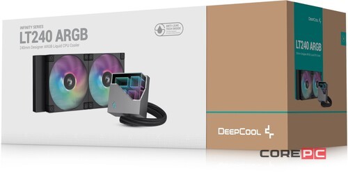 Система жидкостного охлаждения для процессора Deepcool LT240 ARGB Black