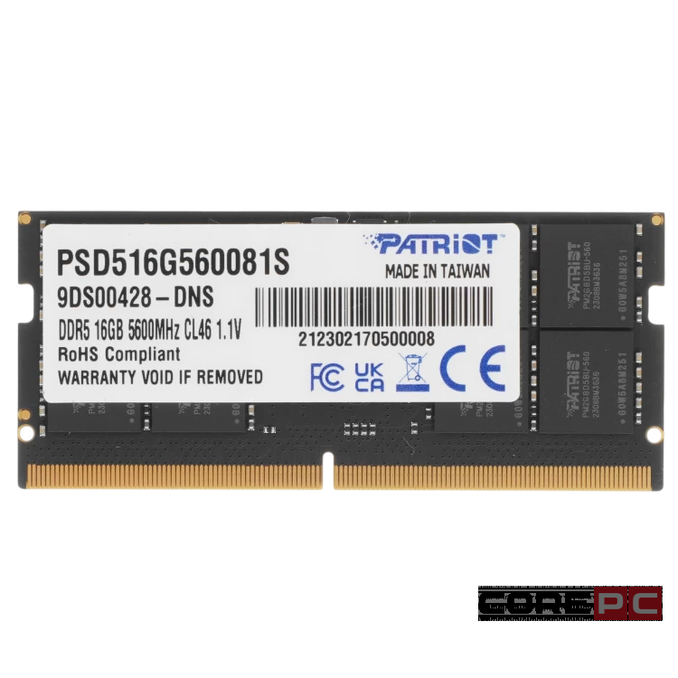 Оперативная память 16 Gb 5600 MHz PATRIOT Signature Line (PSD516G560081S)