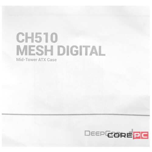 Компьютерный корпус Deepcool CH510 MESH DIGITAL Black R-CH510-BKNSE1-G-1