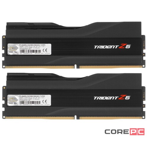 Оперативная память 32 Gb 6400 MHz G.Skill TRIDENT Z5 Black (F5-6400J3239G16GX2-TZ5K)