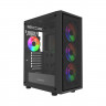 Компьютерный корпус Powercase Mistral EA16 TG FRGB Black (CMAEA16-L4)