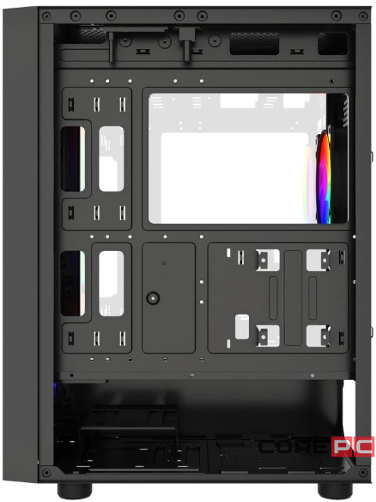 Компьютерный корпус Powercase Mistral EA16 TG FRGB Black (CMAEA16-L4)