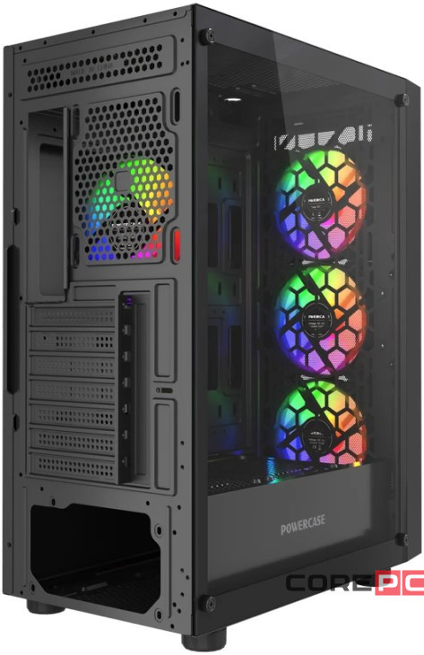 Компьютерный корпус Powercase Mistral EA16 TG FRGB Black (CMAEA16-L4)
