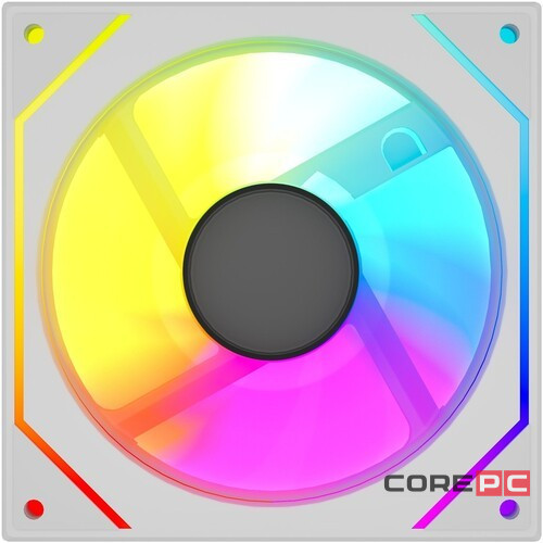 Вентилятор для корпуса Powercase (M52-12W ARGB) White