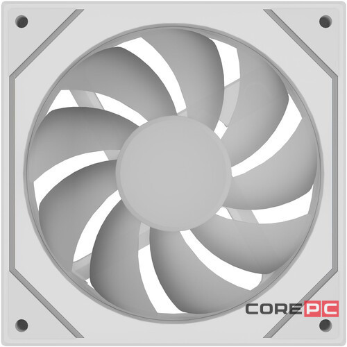 Вентилятор для корпуса Powercase (M52-12W ARGB) White