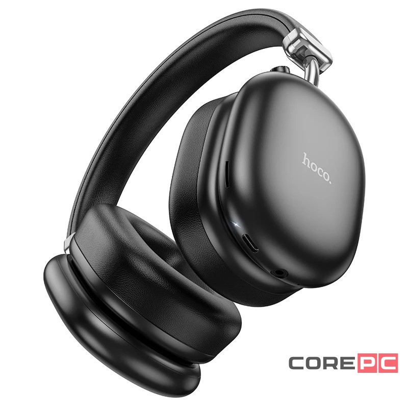 Стереонаушники Bluetooth полноразмерные Hoco W35 Max ANC BT5.3/45ч черные