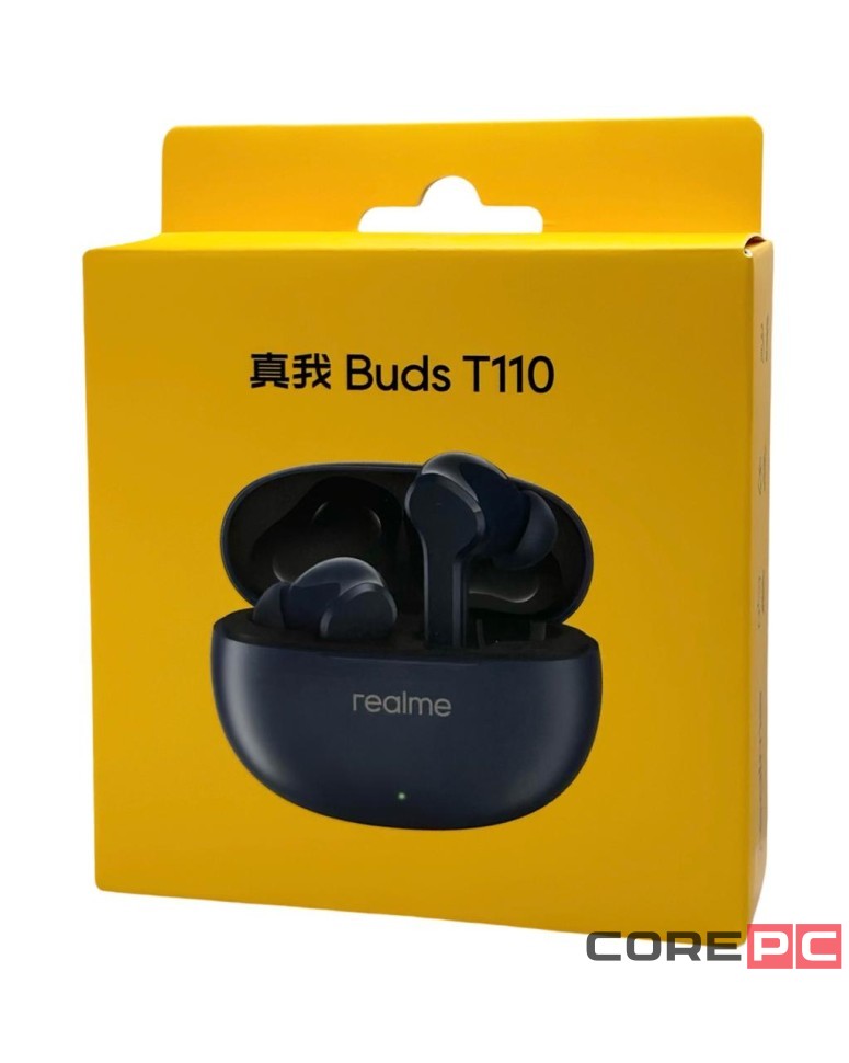 Беспроводные наушники TWS Realme Buds T110 BT5.4/7ч синие