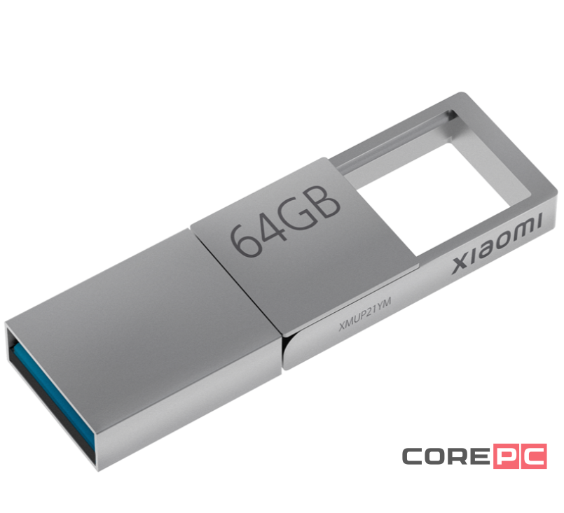 USB флеш накопитель Xiaomi Dual Interface USB Flash Drive 64Gb (XMUP21YM) серебристый