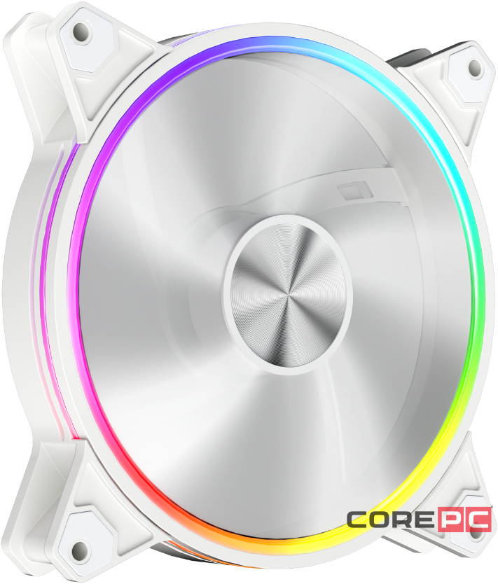 Вентилятор для корпуса 1STPLAYER FO7R-14 Reverse ARGB White (FO7R-14-WH)