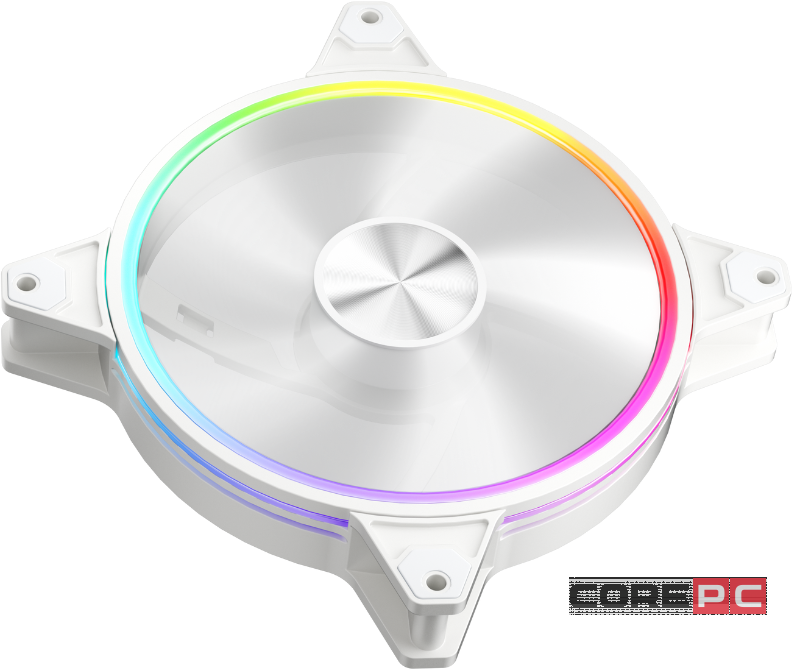 Вентилятор для корпуса 1STPLAYER FO7R-14 Reverse ARGB White (FO7R-14-WH)