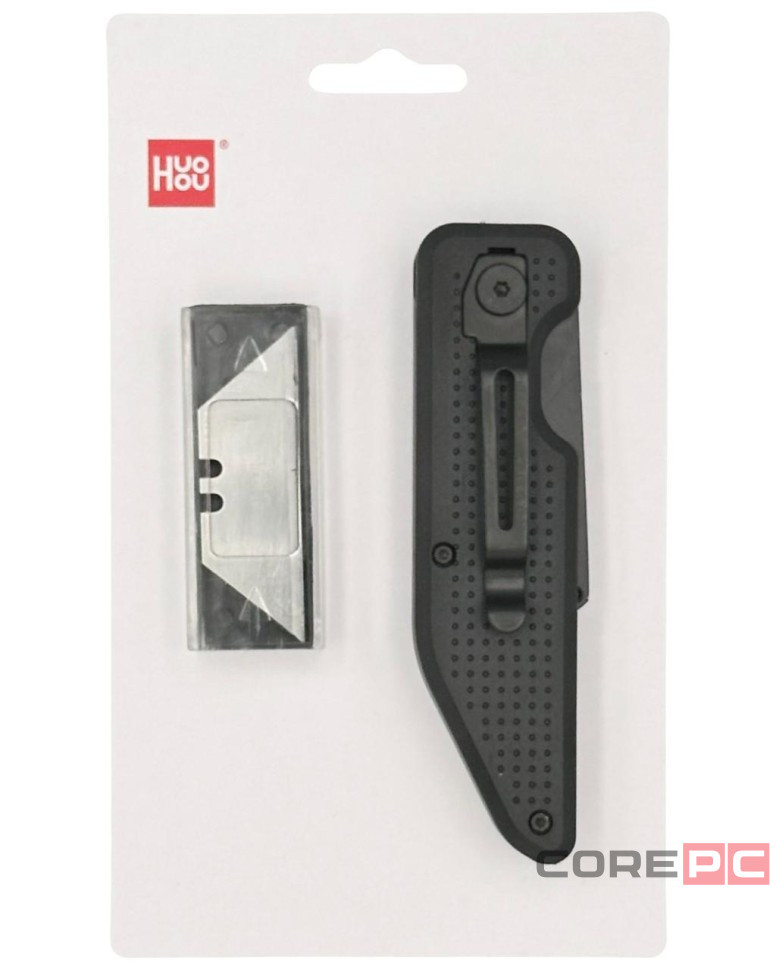 Нож складной Xiaomi Huohou Powerful Tool Knifer HU0207 черный