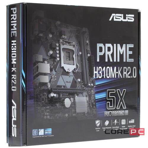 Материнская плата ASUS PRIME H310M-K R2.0