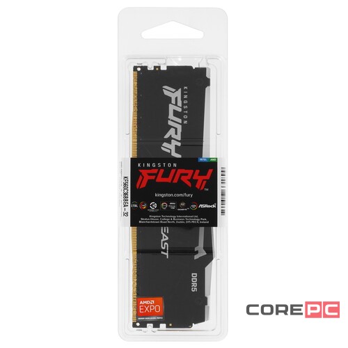 Оперативная память 32 Gb 6000 MHz Kingston FURY Beast EXPO RGB Black (KF560C36BBEA-32)