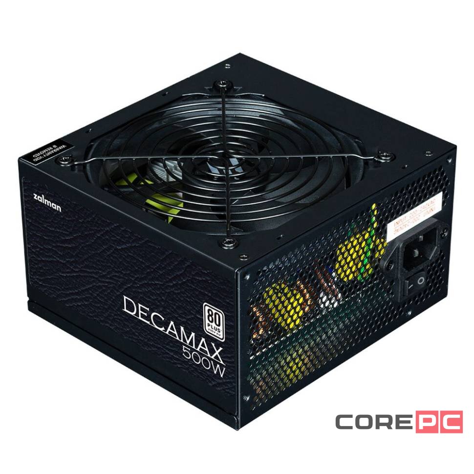 Блок питания Zalman 500W DecaMax Black (ZM500-LX3)