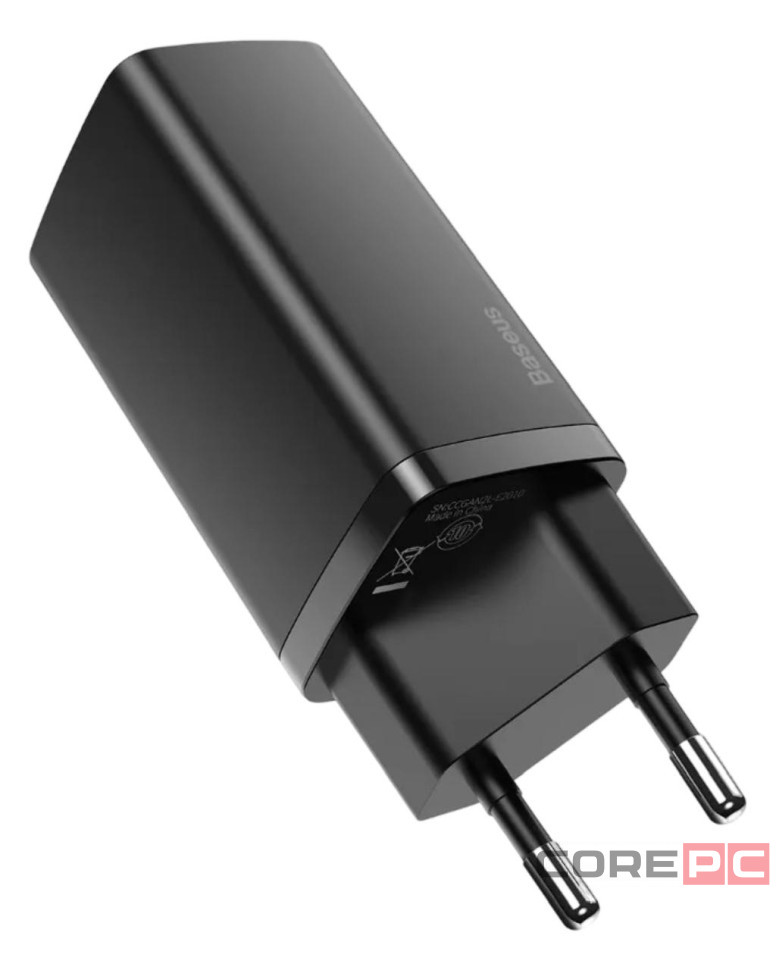 Сетевое зар. устр. Baseus GaN2 Lite Quick Charger 1USB/1C 65W (CCGAN2L-B01) черное