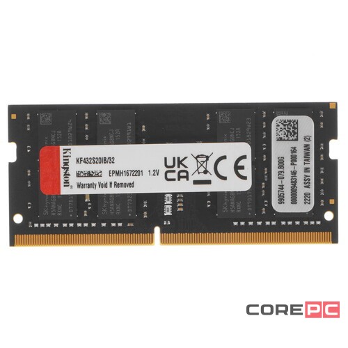 Оперативная память 32 Gb 3200 MHz Kingston FURY IMPACT (KF432S20IB/32) RTL