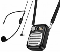 Bluetooth колонка Hoco L23 с микрофоном черная