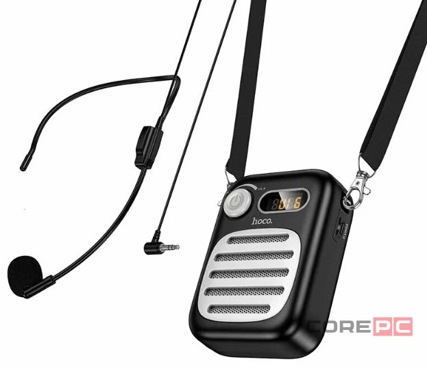 Bluetooth колонка Hoco L23 с микрофоном черная