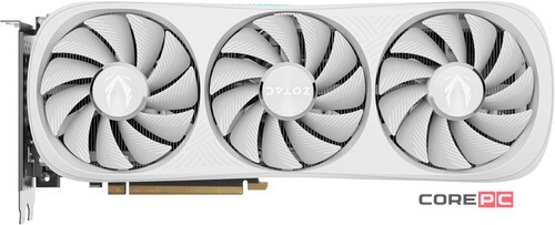 Видеокарта ZOTAC (ZT-D40820Q-10P) GeForce RTX 4080 SUPER 16GB TRINITY OC WHITE ED