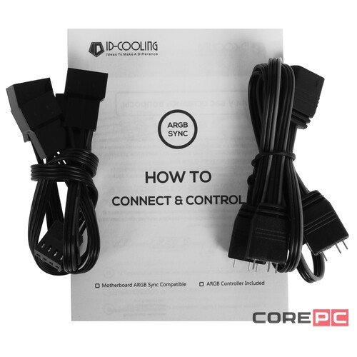 Комплект вентиляторов для корпуса ID-COOLING TF-12025-ARGB-TRIO-SNOW PWM