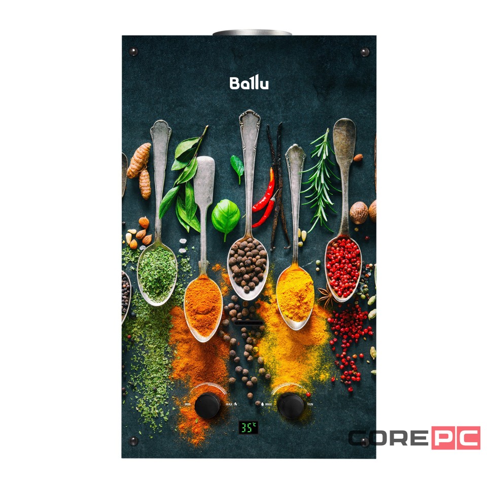 Колонка газовая Ballu GWH 10 Fiery Glass Curry