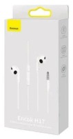 Стереонаушники с микрофоном Baseus Encok H17 NGCR020002 белые