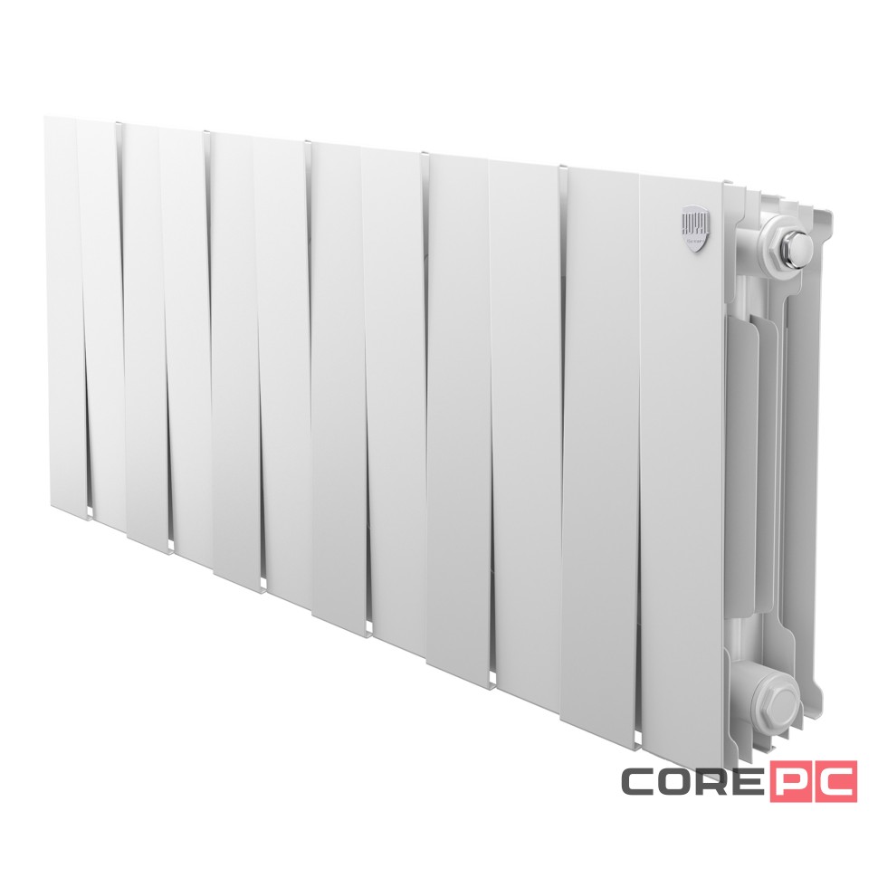 Радиатор биметаллический Royal Thermo PianoForte 300 Белый - 12 секц.