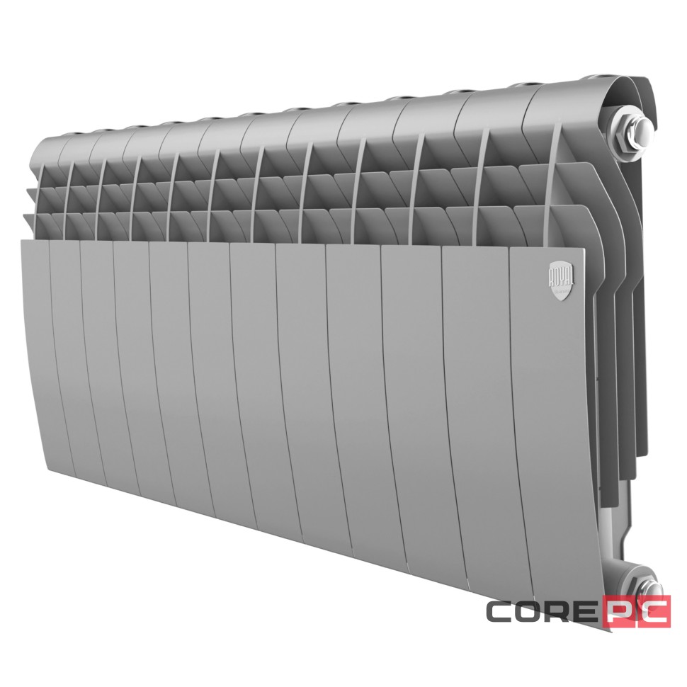 Радиатор биметаллический Royal Thermo BILINER B 350 Серебристый - 12 секц.