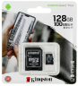 micro SDXC карта памяти Kingston 128 Class10 UHS-I Canvas Select Plus с адапт.(SDCS2/128GB)