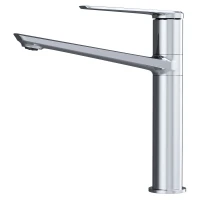 Смеситель для раковины MIXLINE МЛ25-042/ML25-042, рычажное управление, цвет хром