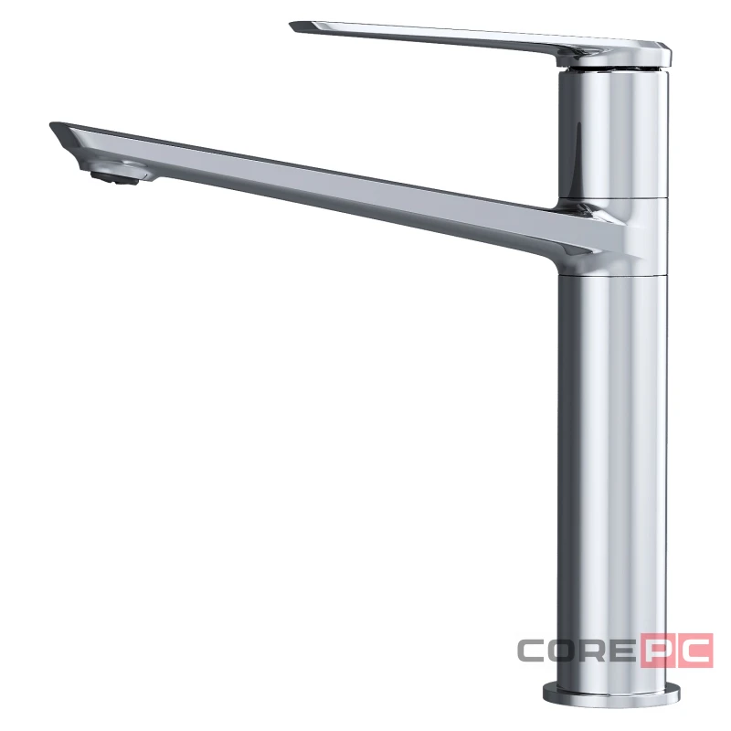 Смеситель для раковины MIXLINE МЛ25-042/ML25-042, рычажное управление, цвет хром