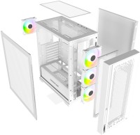 Компьютерный корпус Powercase BYTEFLOW TG ARGB White (CBFW-A4)