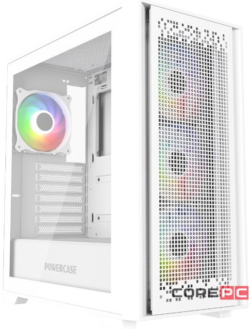 Компьютерный корпус Powercase BYTEFLOW TG ARGB White (CBFW-A4)
