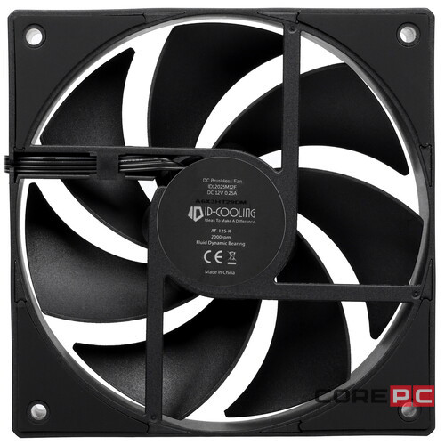 Комплект вентиляторов для корпуса ID-COOLING AF-125-K TRIO (3 in 1) Black