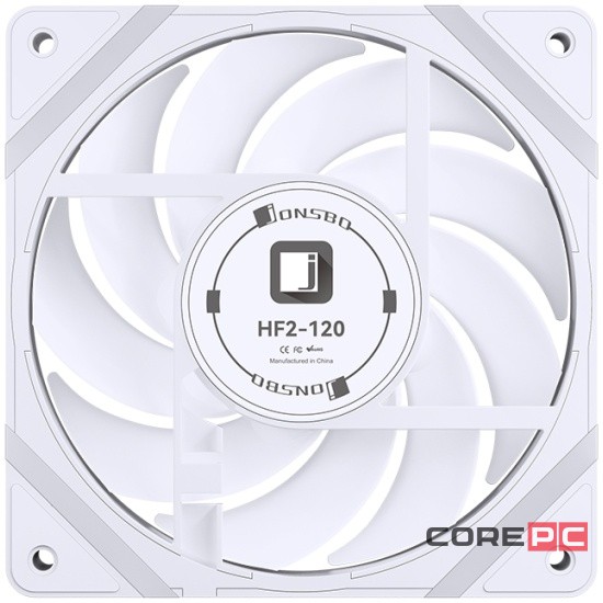 Вентилятор для корпуса JONSBO HF2-120W ARGB LED White