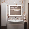 Зеркало MIXLINE Минио 800х700 (ШВ) сенсорный выключатель, светодиодная подсветка
