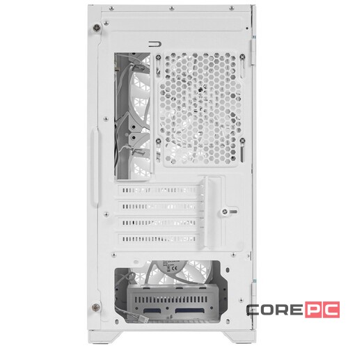 Компьютерный корпус 1STPLAYER TRILOBITE T3-G TG LED White (T3-G-WH-4F1-W)