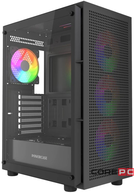 Компьютерный корпус Powercase Mistral EA17 TG ARGB Black (CMAEA17-A4)