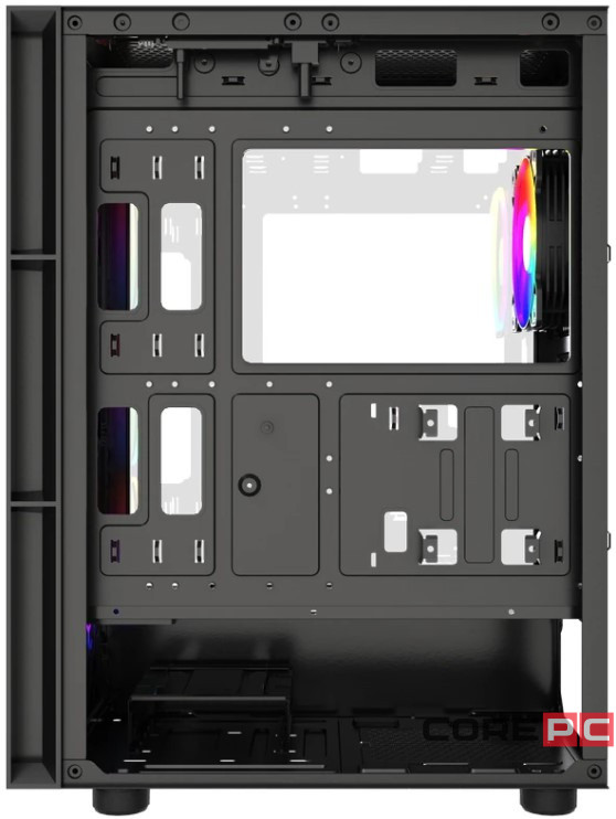 Компьютерный корпус Powercase Mistral EA17 TG ARGB Black (CMAEA17-A4)