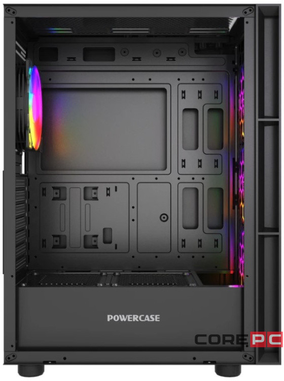 Компьютерный корпус Powercase Mistral EA17 TG ARGB Black (CMAEA17-A4)