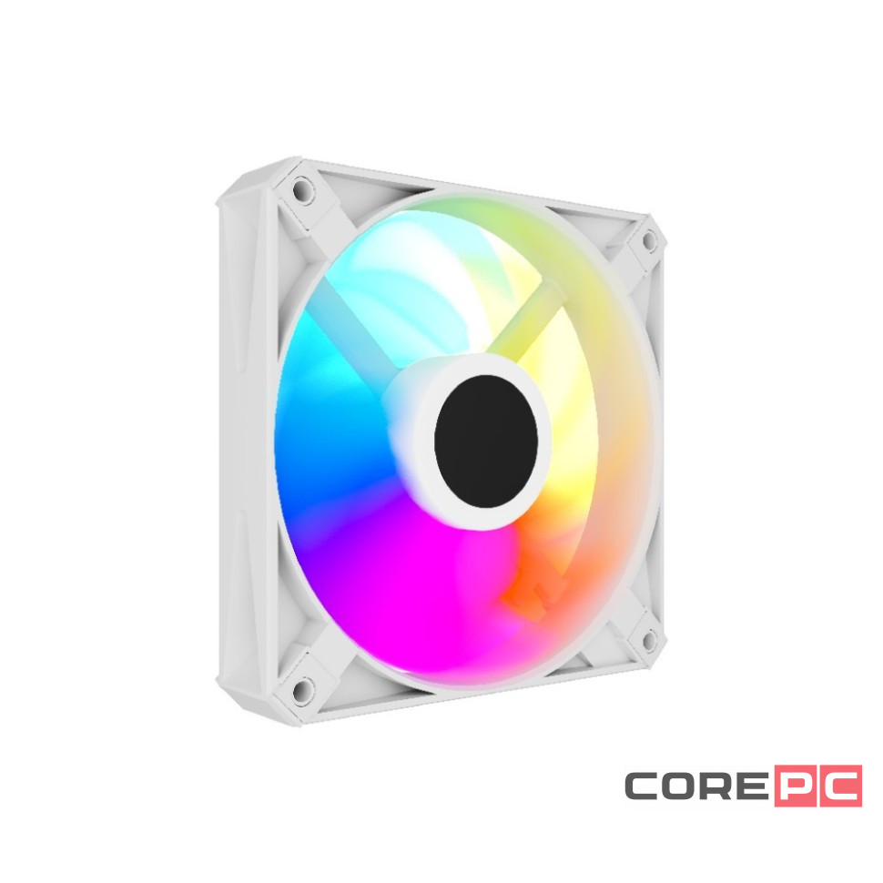 Вентилятор для корпуса Powercase (M56-12W ARGB) White