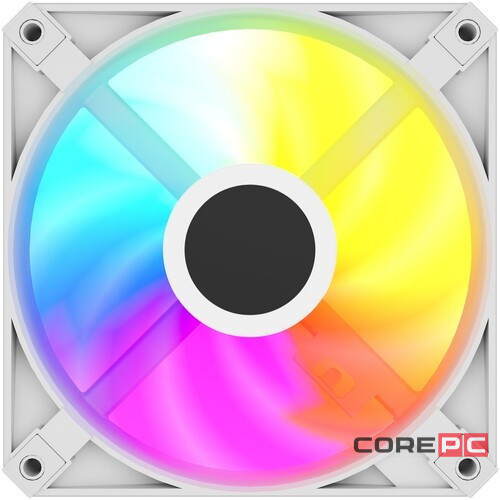 Вентилятор для корпуса Powercase (M56-12W ARGB) White