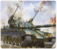Perfeo Коврик для компьютерной мыши Tanks, Рис.3 (240*320*3 мм), ткань+резиновое основание