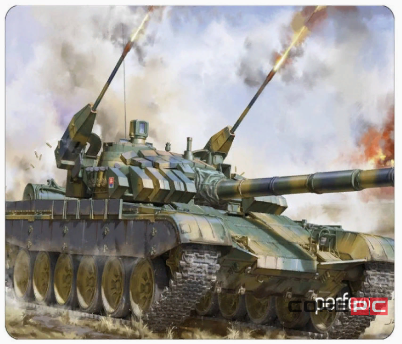 Perfeo Коврик для компьютерной мыши Tanks, Рис.3 (240*320*3 мм), ткань+резиновое основание